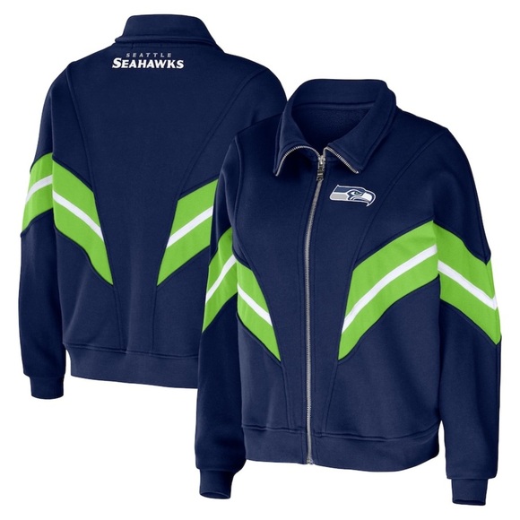 Seattle Seahawks Full Zip Jacket- 4X - Picture 1 of 11